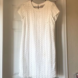 Banana Republic Lace Overlay Dress